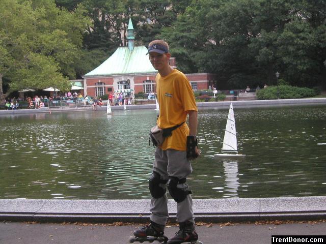 Skating in NYC Central Park