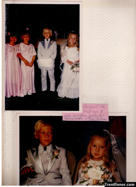 20 -  Trent 3 years (at family wedding)