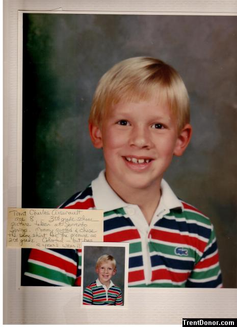 29 - Trent 8 years (3rd grade photo)