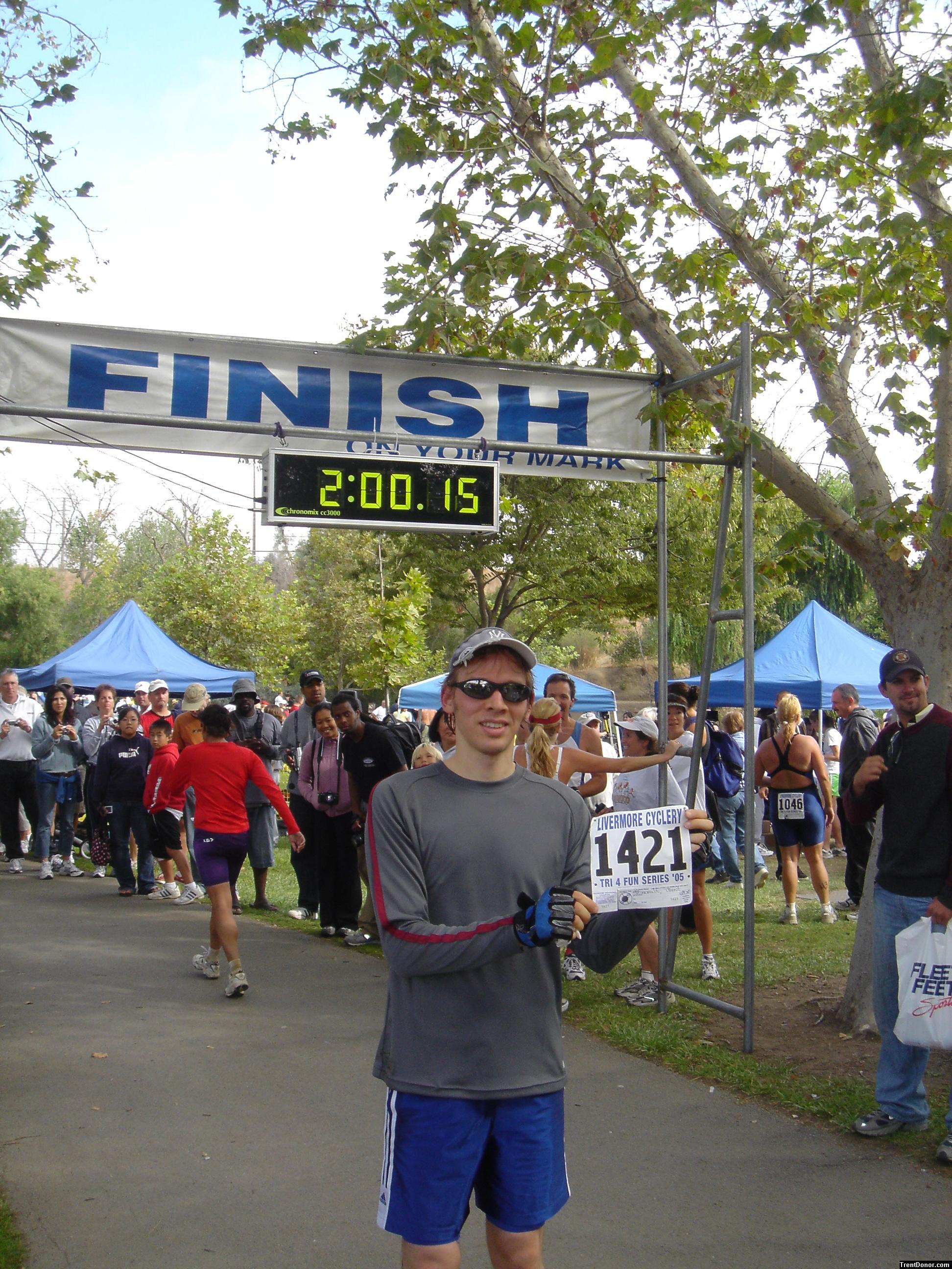 Triathalon in Livermore, CA.