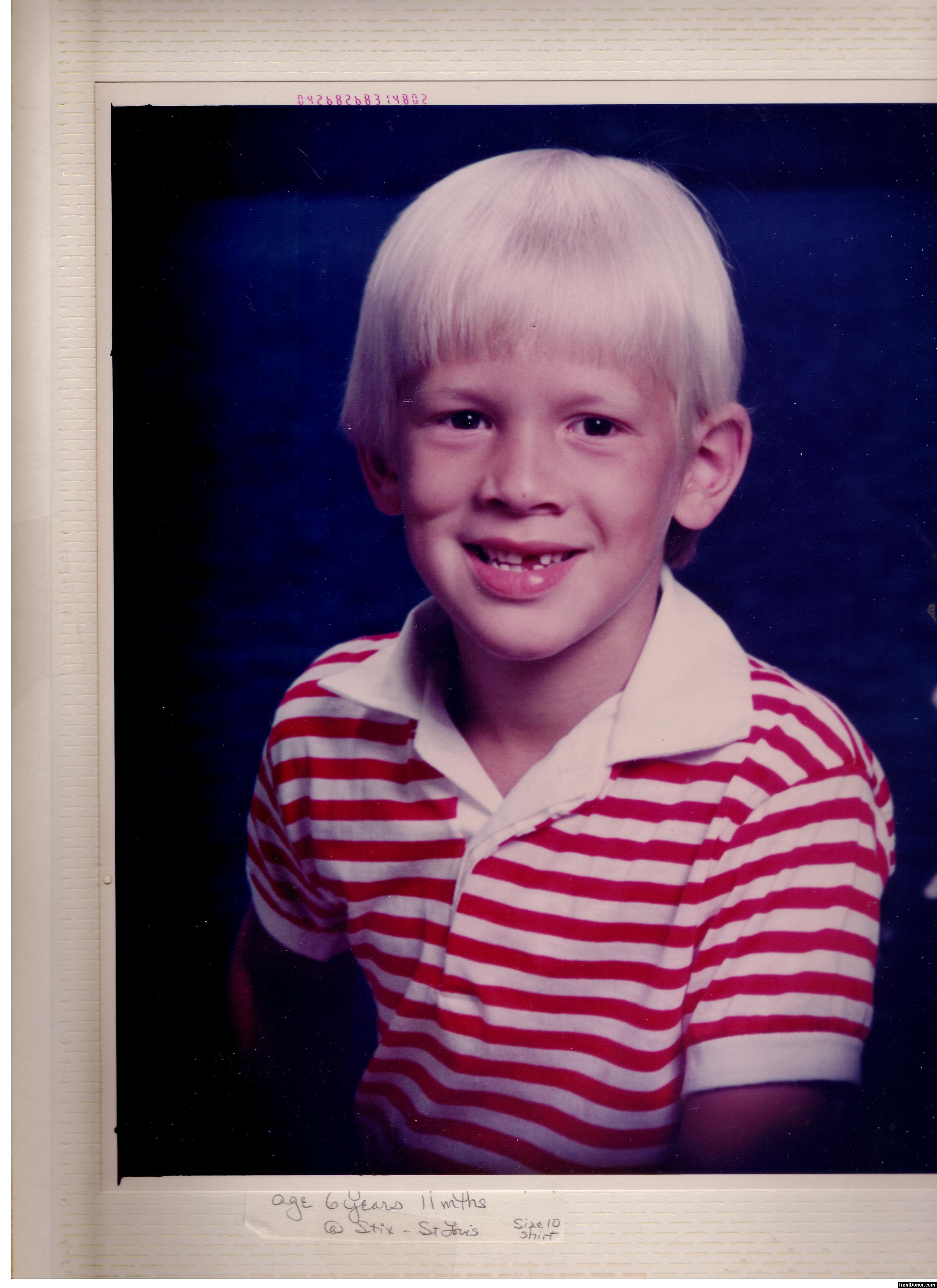 27 - Trent 6 years (white hair, size 10 shirt)