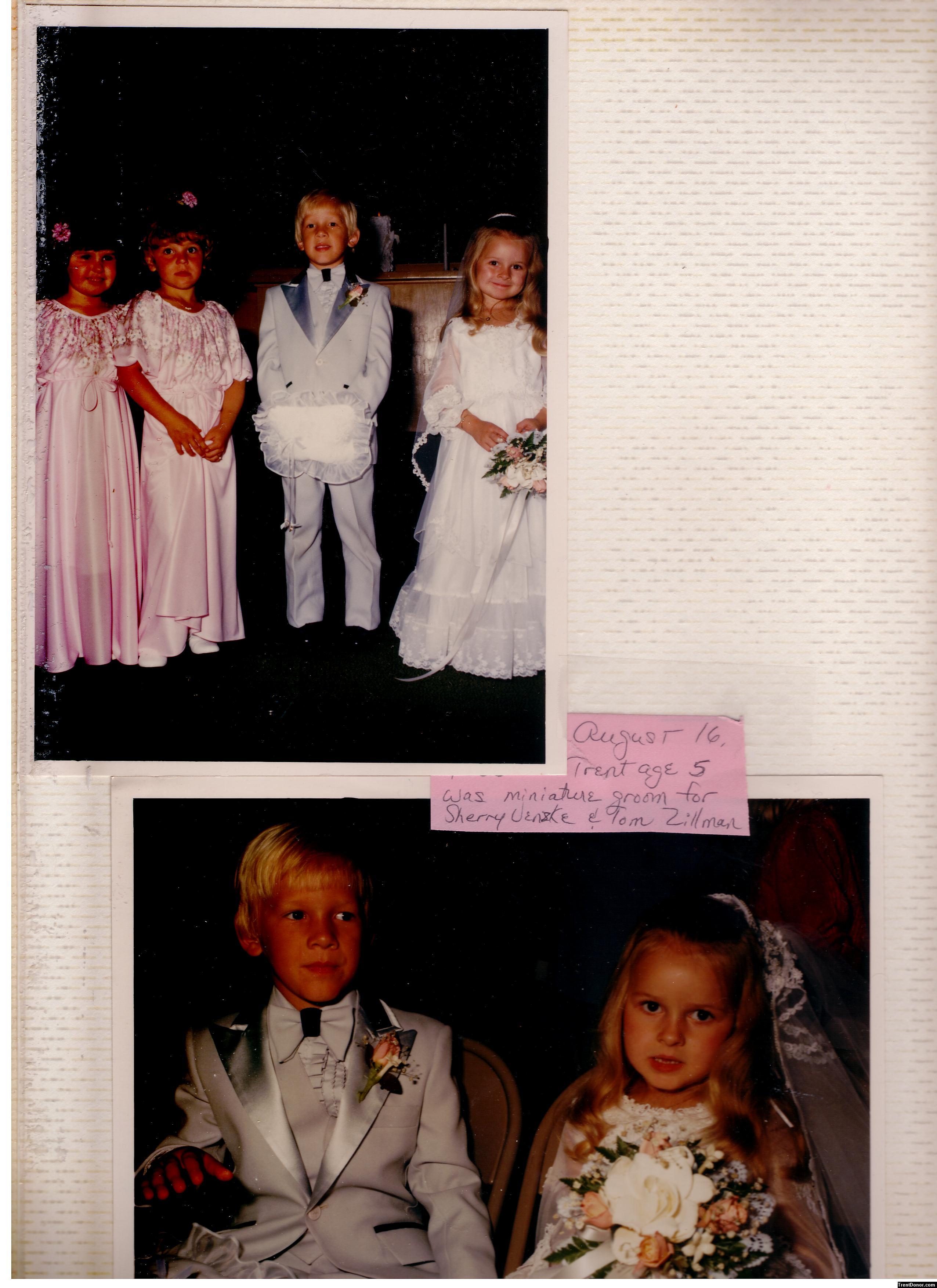 20 -  Trent 3 years (at family wedding)