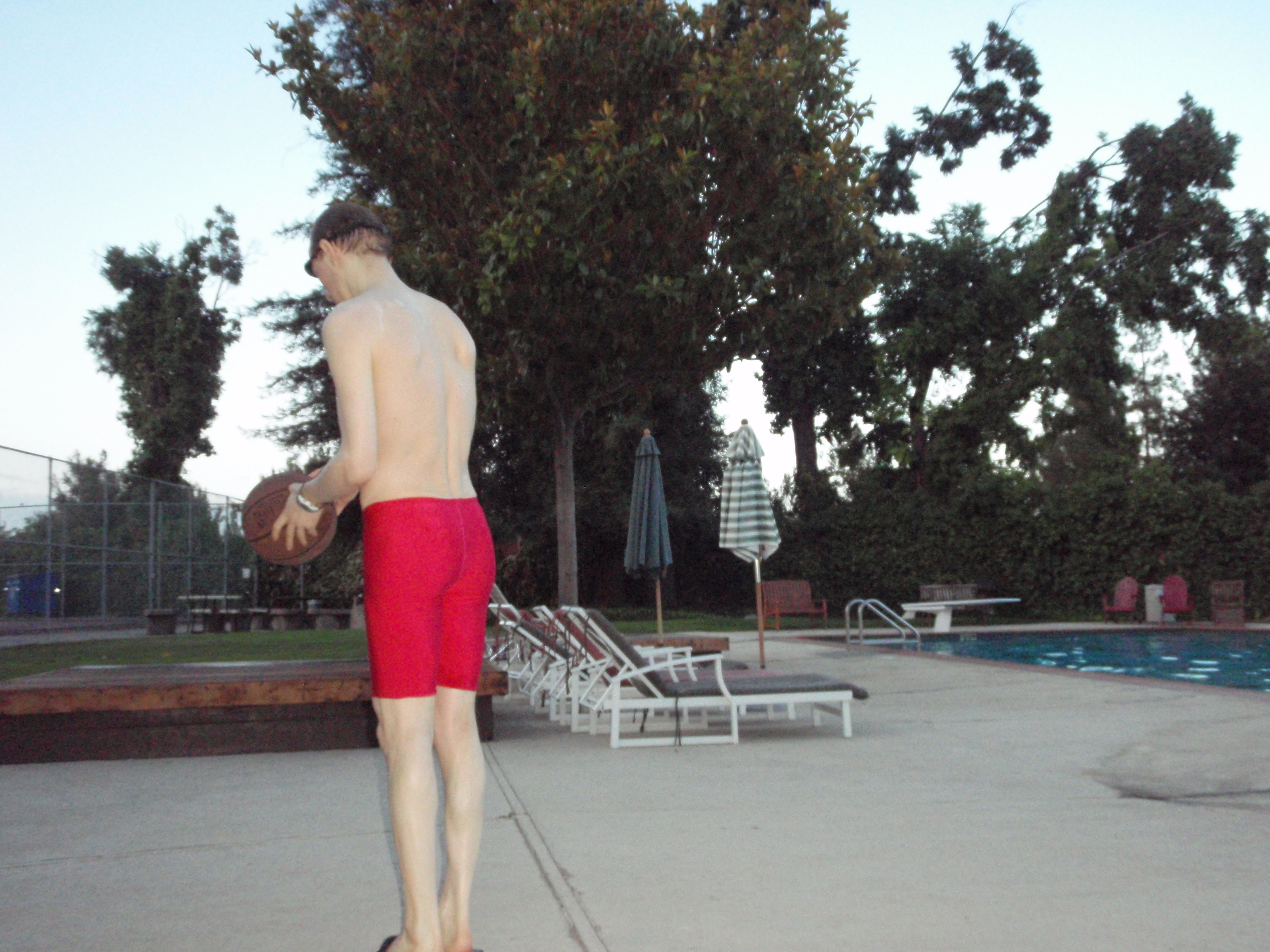 Basketball at the pool - 2009