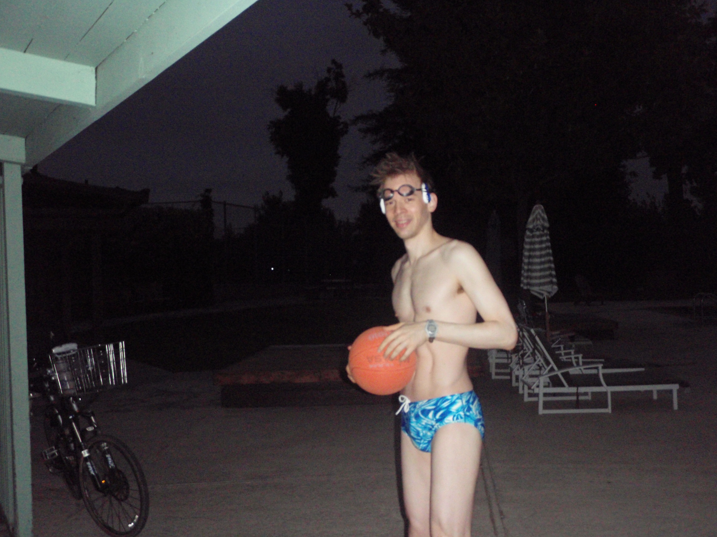 Basketball at the pool - 2009