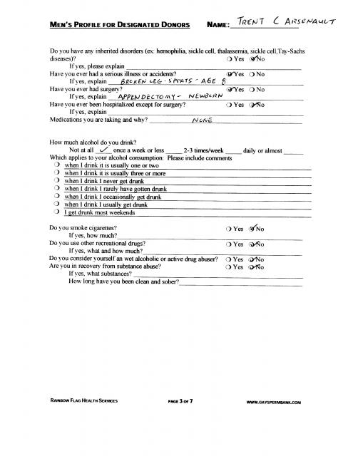 Donor Profile Pg 3 of 7