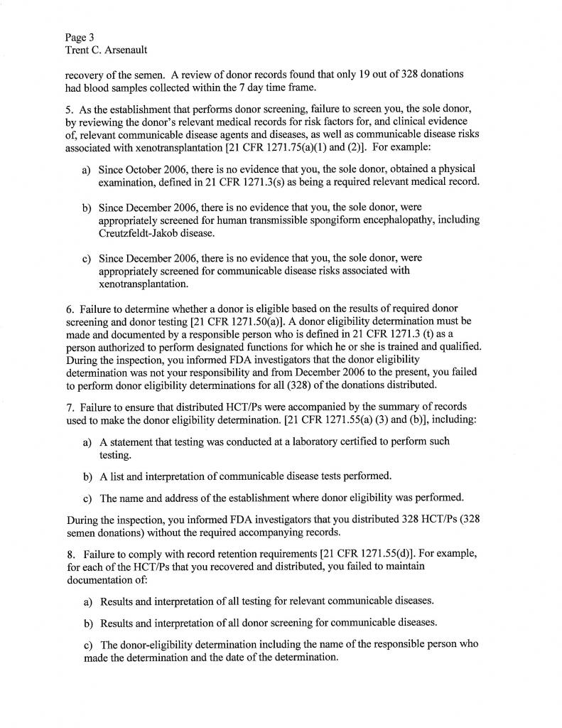 FDA Order to Cease Manufacturing - 01-Nov-2010 - Page 3 of 5