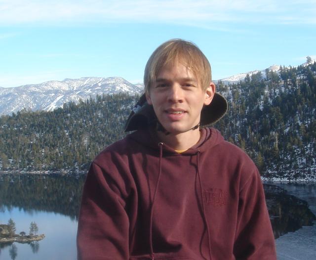 Trent at Emerald Bay, Lake Tahoe, CA - Age 32